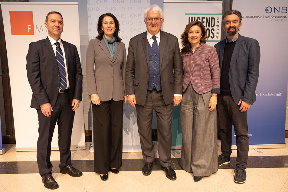 Die Sprecher:innen bei der "Sicher Bezahlen" Pressekonferenz am 6.12.2024